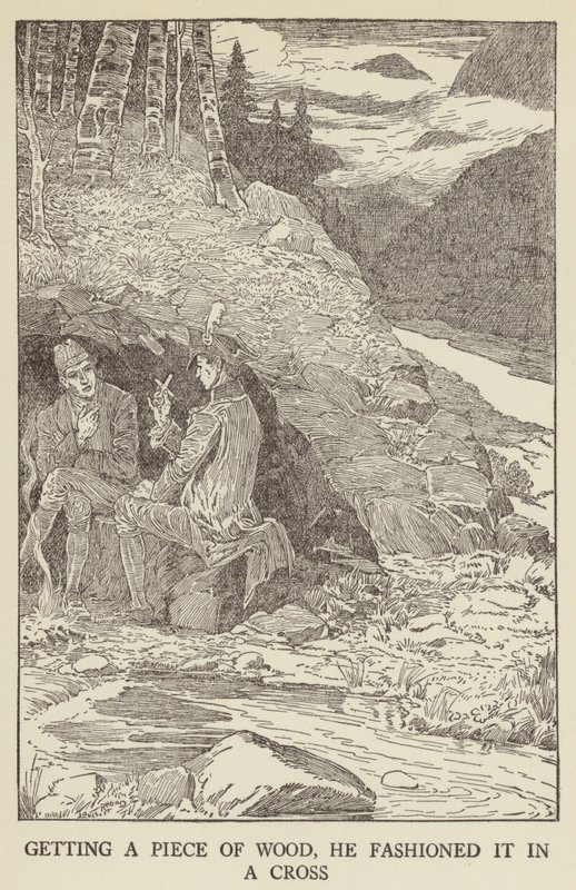 Illustrazione per Kidnapped di Robert Louis Stevenson da Louis John Rhead