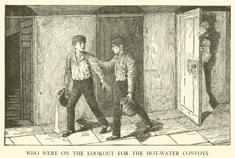 Illustrazione per i Giorni di Scuola di Tom Brown da Louis John Rhead