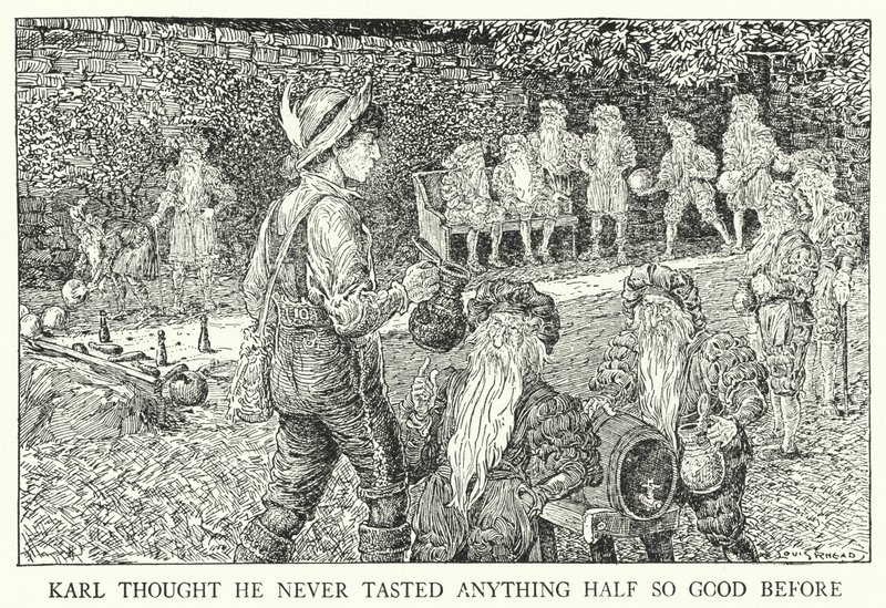 Karl pensò che non aveva mai assaggiato nulla di così buono prima da Louis John Rhead