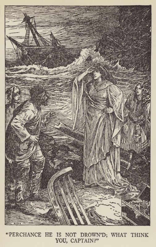 Forse non è annegato; cosa ne pensi, capitano? da Louis John Rhead