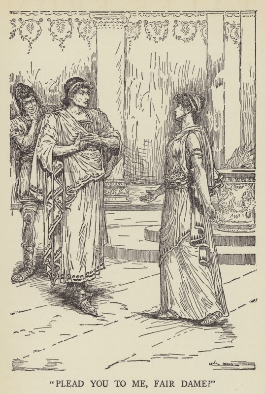Mi supplichi, bella dama? da Louis John Rhead