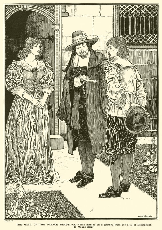 La Porta del Palazzo Bello da Louis John Rhead