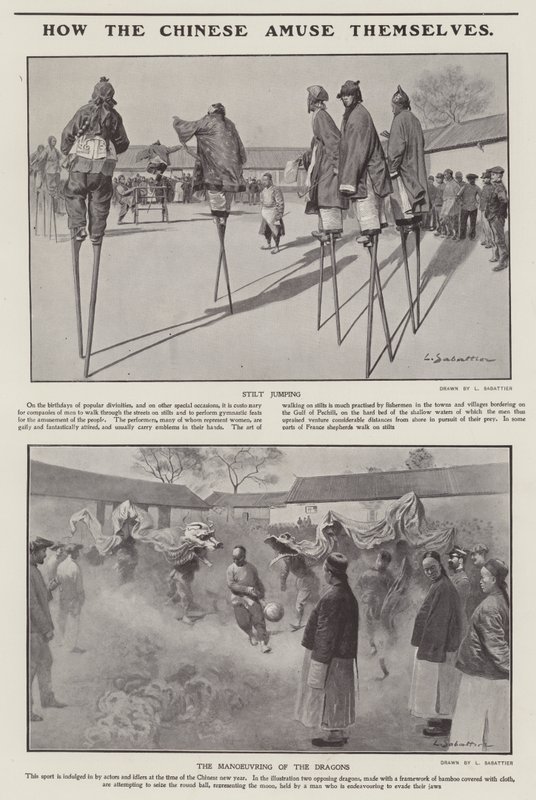 Come si divertono i cinesi da Louis Remy Sabattier