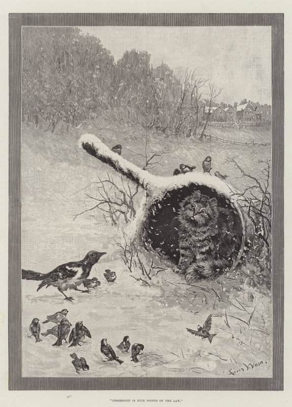 Il possesso è nove decimi della legge da Louis Wain