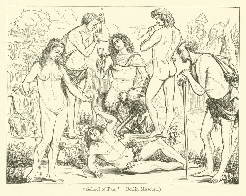 Scuola di Pan (incisione) da Luca Signorelli
