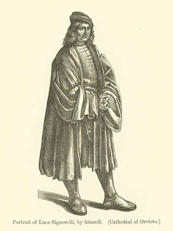 Autoritratto del pittore italiano Luca Signorelli da Luca Signorelli