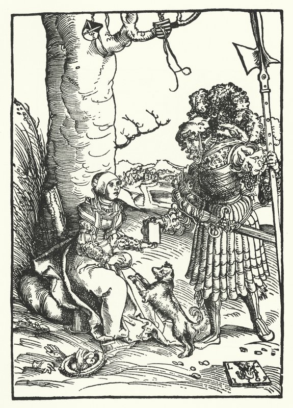Davide e Abigail da Lucas the Elder (after) Cranach