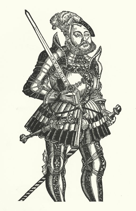 Giovanni Federico I, Elettore di Sassonia (incisione) da Lucas the Elder (after) Cranach