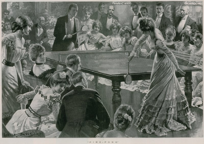 Ping-Pong (litografia) da Lucien Davis