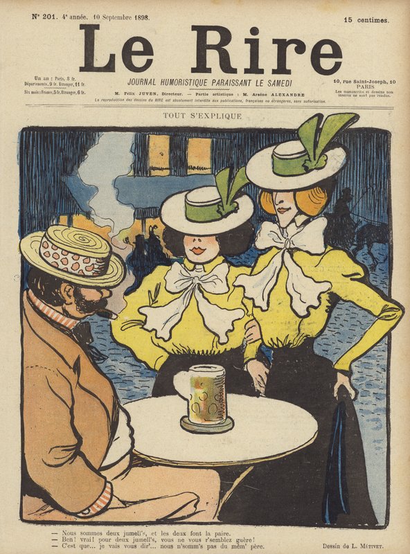 Illustrazione per Le Rire da Lucien Metivet