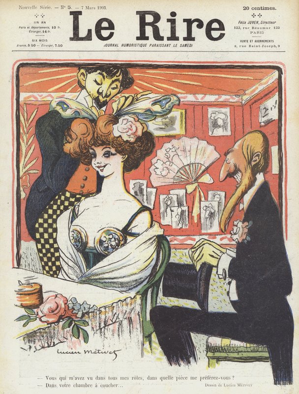 Illustrazione per Le Rire da Lucien Metivet