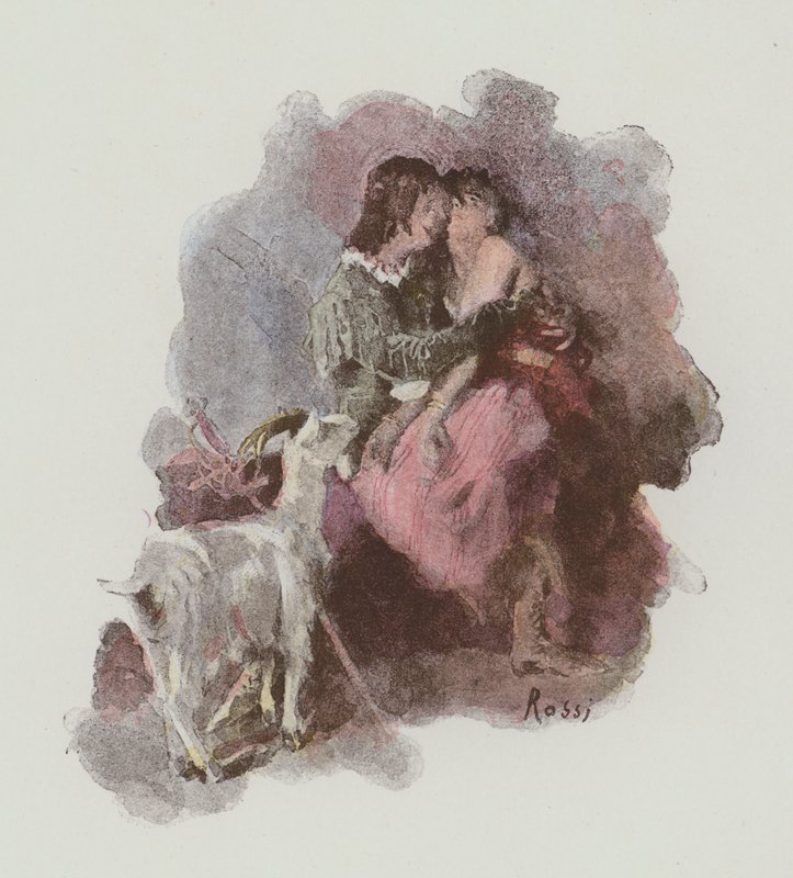 Illustrazione per Notre-Dame De Paris di Victor Hugo da Lucius Rossi