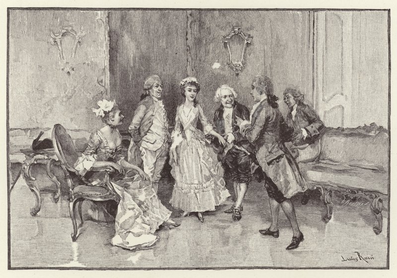 Illustrazione per La scuola dello scandalo da Lucius Rossi