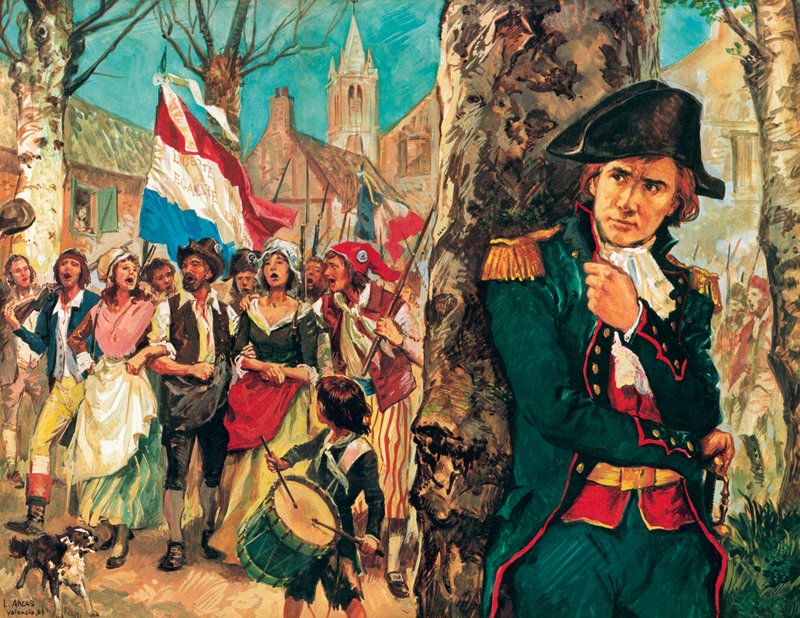 Il capitano Rouget de Lisle, compositore della Marsigliese da Luis Arcas Brauner