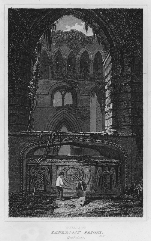 Interno del priorato di Lanercost, Cumberland da Luke (after) Clennell