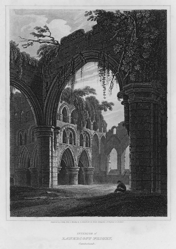 Interno del priorato di Lanercost, Cumberland da Luke (after) Clennell