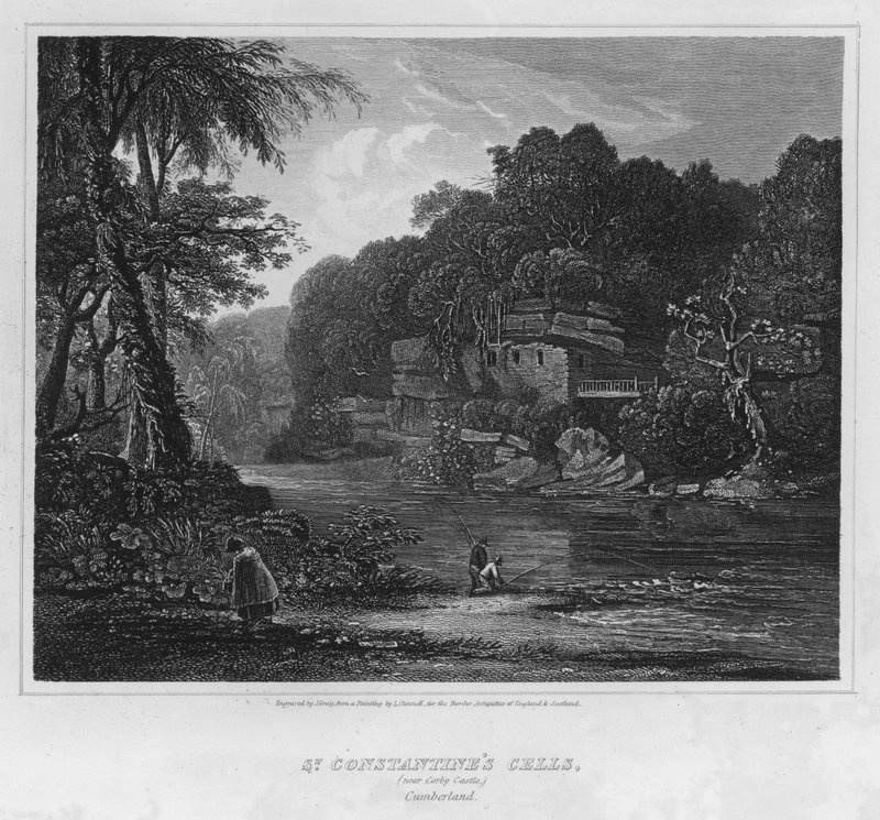 Le celle di San Costantino, vicino al castello di Corby, Cumberland da Luke (after) Clennell