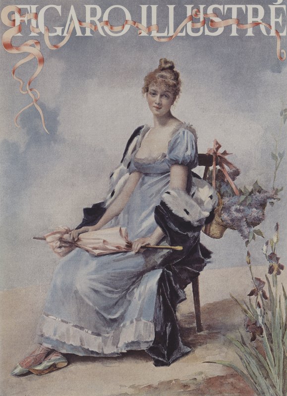 Fiori di Maggio. Copertina di Le Figaro Illustré, maggio 1894 da Madeleine Lemaire
