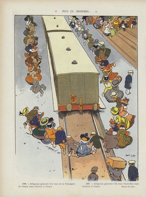 Più le cose cambiano?. Illustrazione per Le Rire da Marcel Amable O.L. Capy