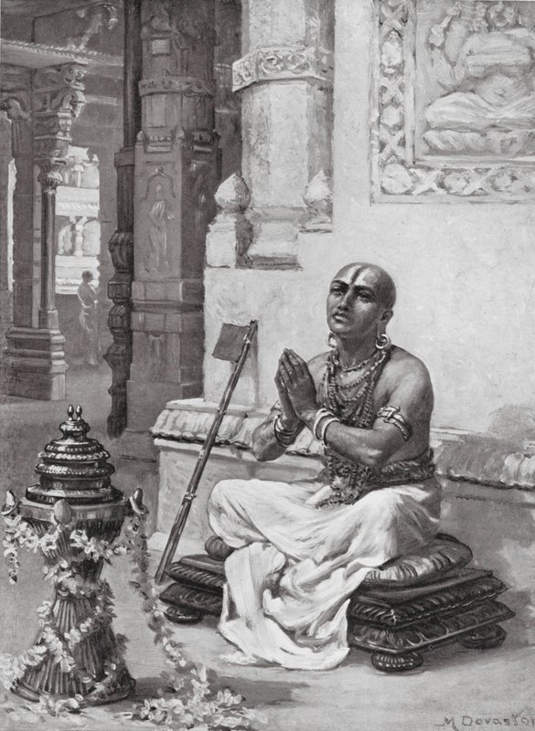 Ramanuja contempla la sua Filosofia dell