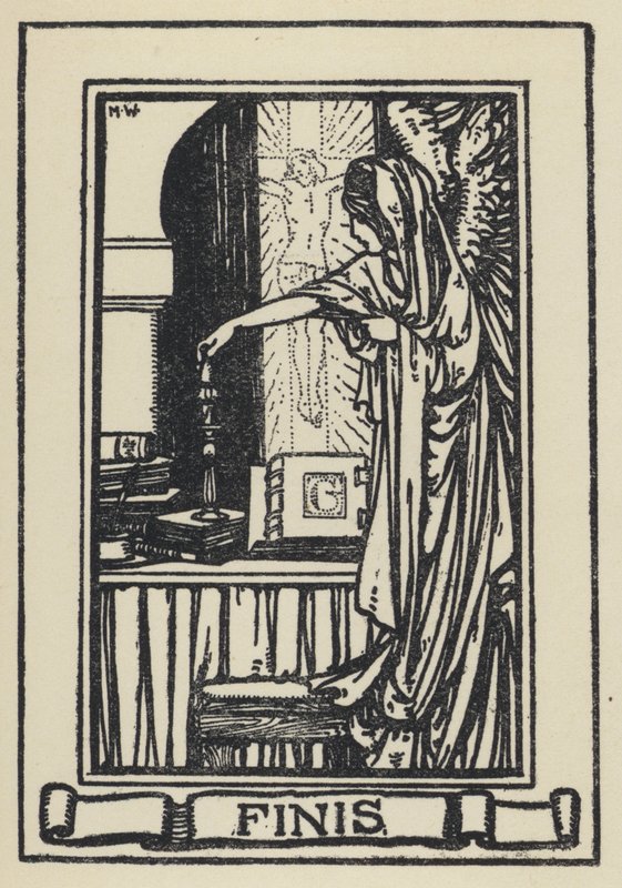 Illustrazione per Il sogno di Geronzio del Cardinale Newman da Marie Preaud Webb