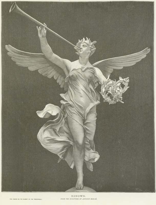 Allegoria della Fama da Marius Jean Antonin Mercie