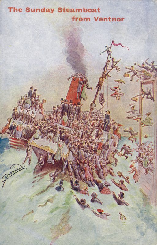 Il battello della domenica da Ventnor, Isola di Wight da Martin Cynicus Anderson