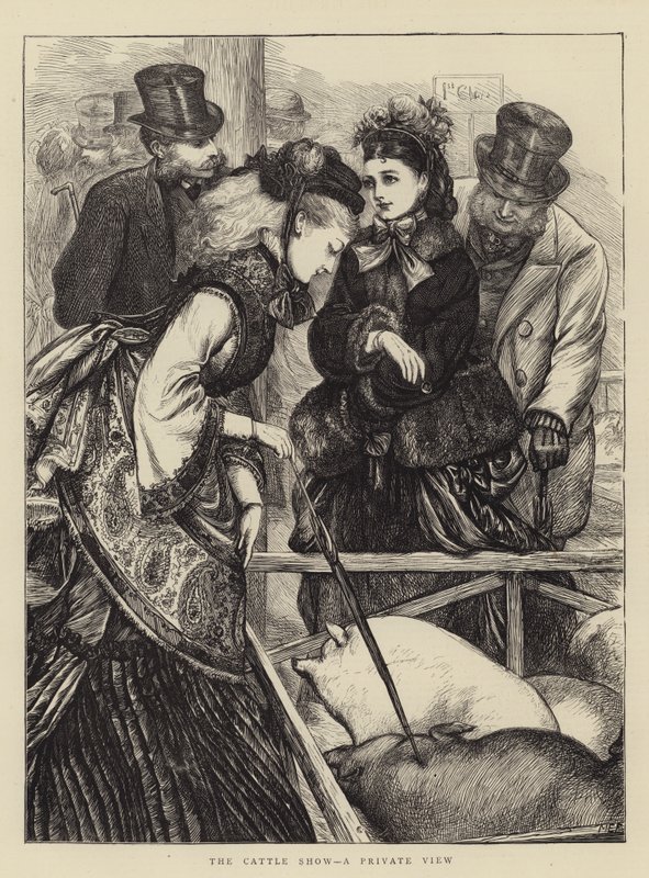 La mostra del bestiame, una visione privata da Mary Ellen Edwards