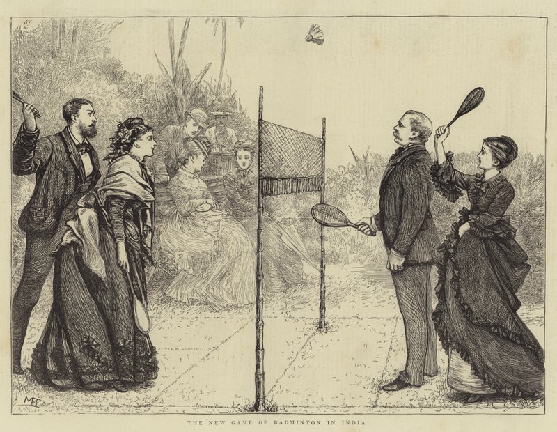 Il nuovo gioco del badminton in India da Mary Ellen Edwards