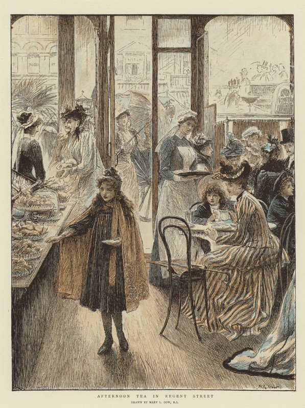 Tè pomeridiano in Regent Street da Mary L. Gow
