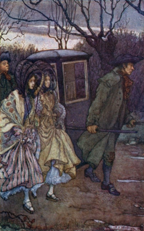 Illustrazione per Cranford di Mrs Gaskell da Mary V. Wheelhouse