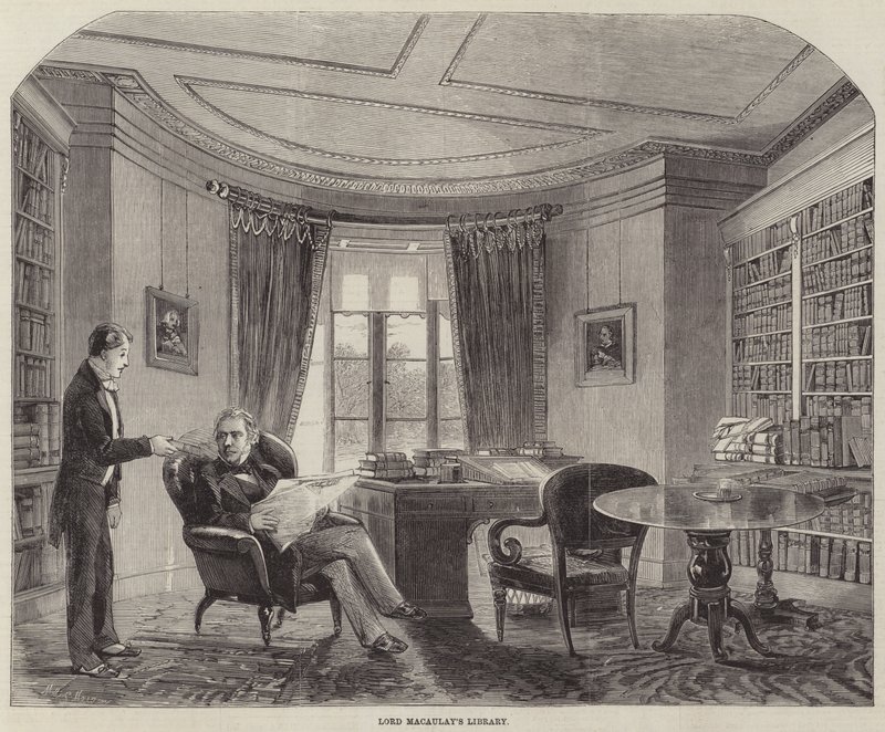 Biblioteca di Lord Macaulay da Matthew Somerville Morgan