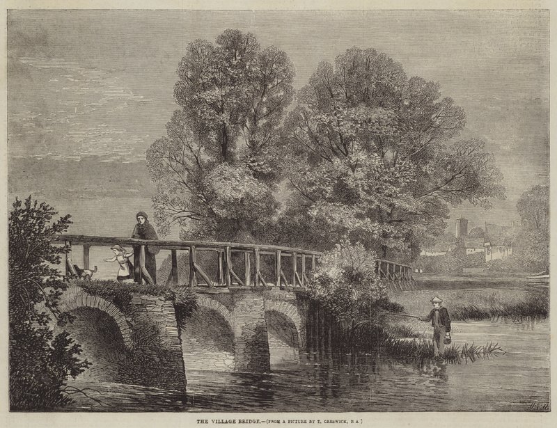 Il ponte del villaggio da Matthew Somerville Morgan