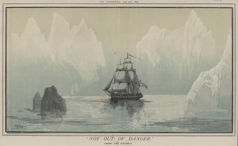 Non fuori pericolo o, Tra gli iceberg da Matthew