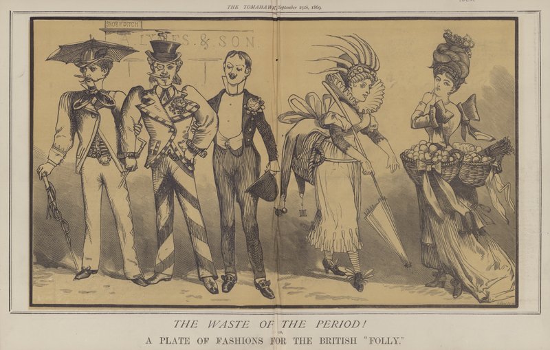 Lo spreco del periodo! o, un piatto di mode per la follia britannica da Matthew