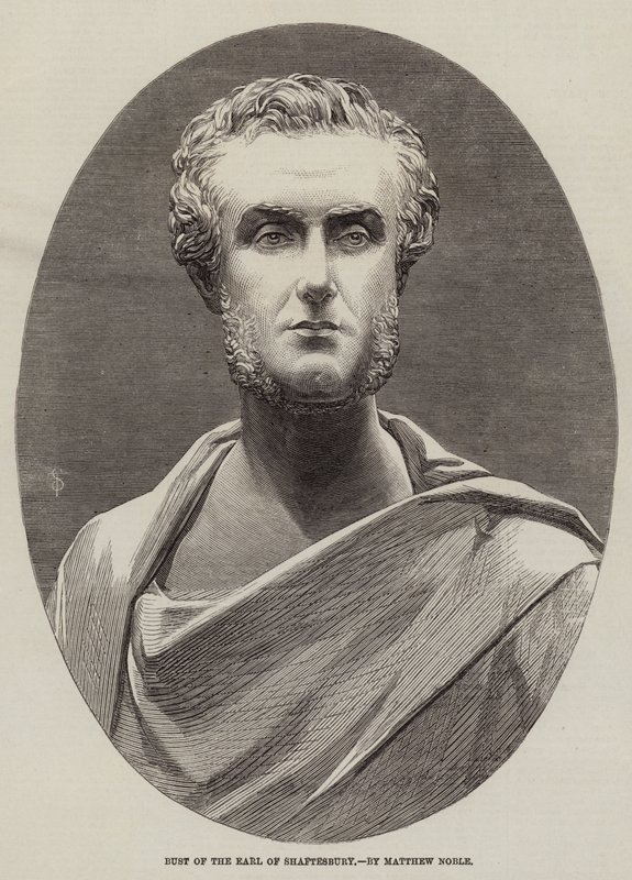Busto del conte di Shaftesbury da Matthew Noble