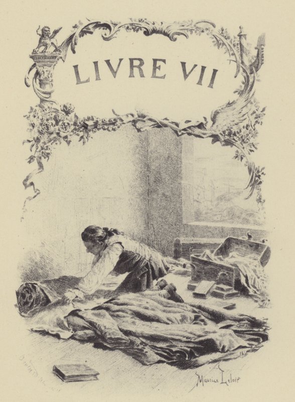 Illustrazione per il Libro VII di Les Confessions de Jean-Jacques Rousseau da Maurice Leloir