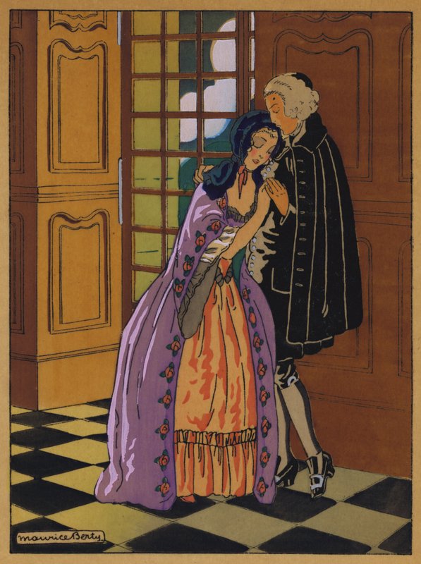 Illustrazione per Histoire de Manon Lescaut da Maurice Berty
