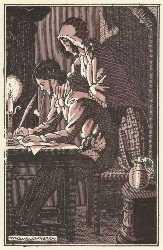 Illustrazione per Scene della vita di Bohème di Henri Murger da Maurice Berty