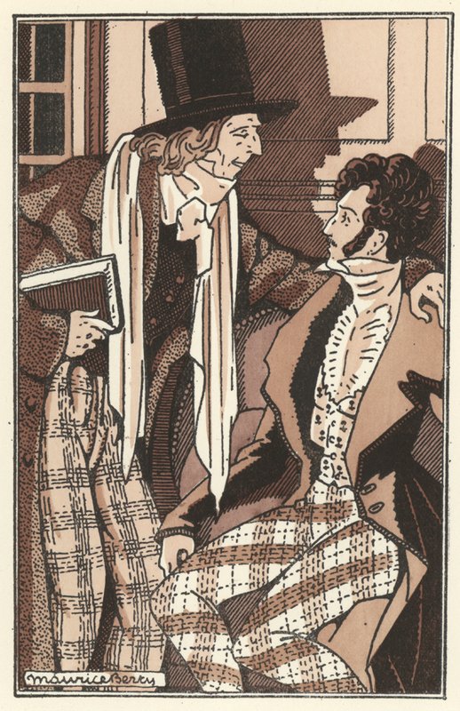 Illustrazione per Scene della vita di Bohème di Henri Murger da Maurice Berty