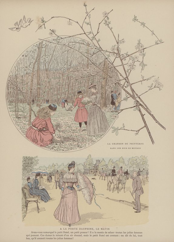 Illustrazione per Paris Brillant da Maurice Charles Mathieu Bonvoisin