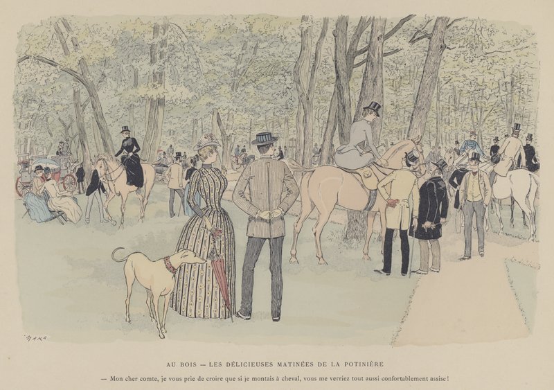 Illustrazione per Paris Brillant da Maurice Charles Mathieu Bonvoisin