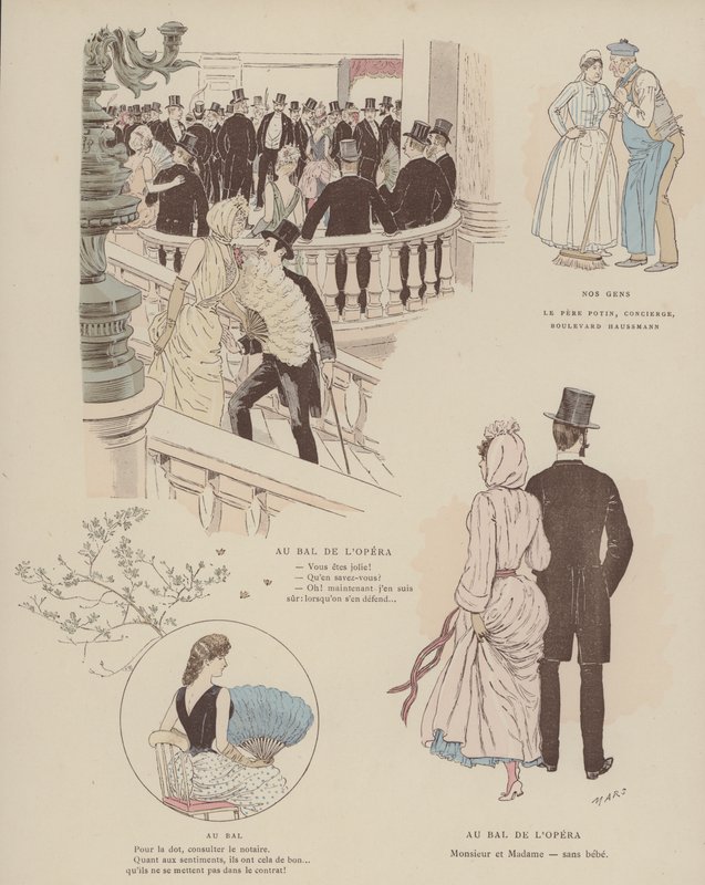 Illustrazione per Paris Brillant da Maurice Charles Mathieu Bonvoisin