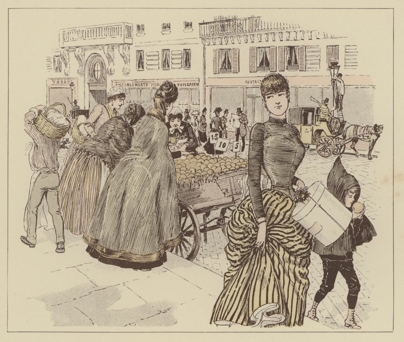 Illustrazione per Paris Brillant da Maurice Charles Mathieu Bonvoisin