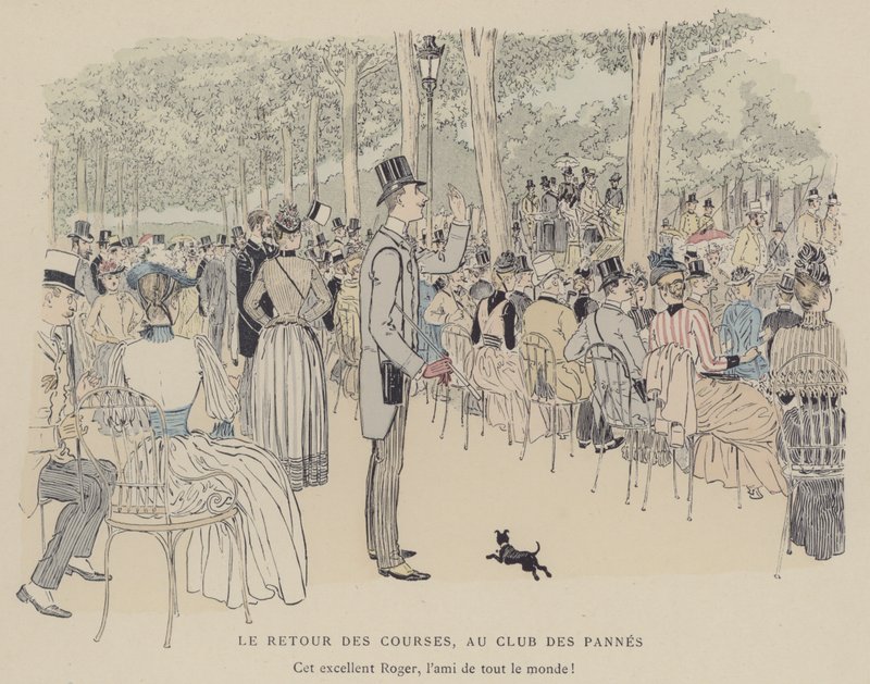 Illustrazione per Paris Brillant da Maurice Charles Mathieu Bonvoisin