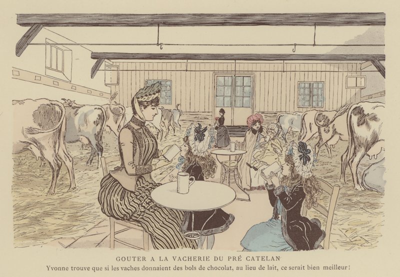 Illustrazione per Paris Brillant da Maurice Charles Mathieu Bonvoisin