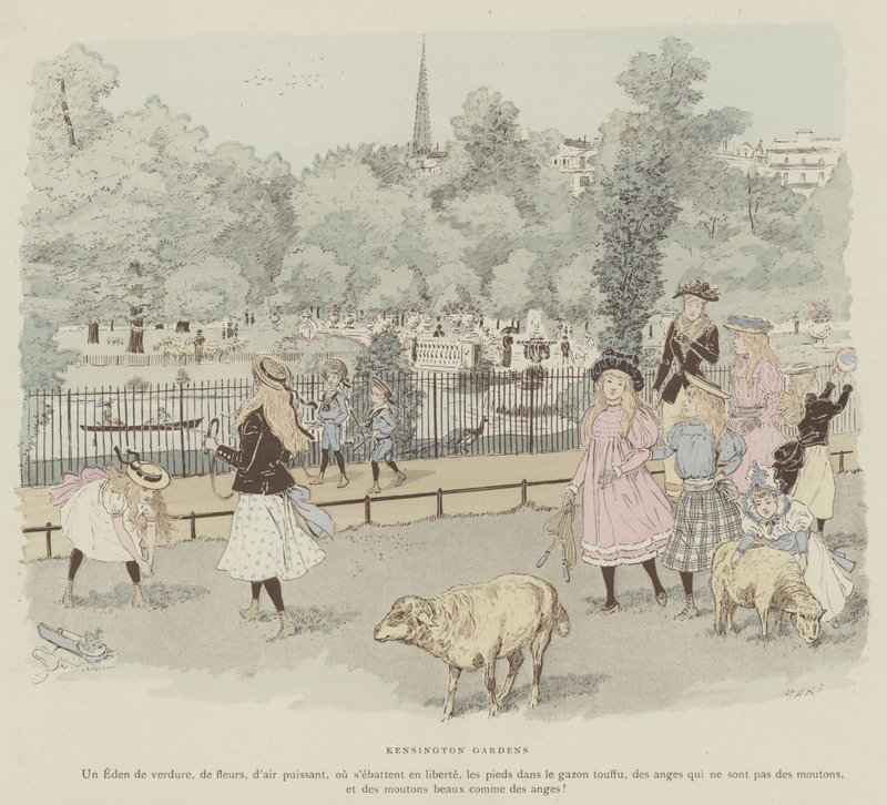 Illustrazione per La Vie De Londres di Mars da Maurice Charles Mathieu Bonvoisin