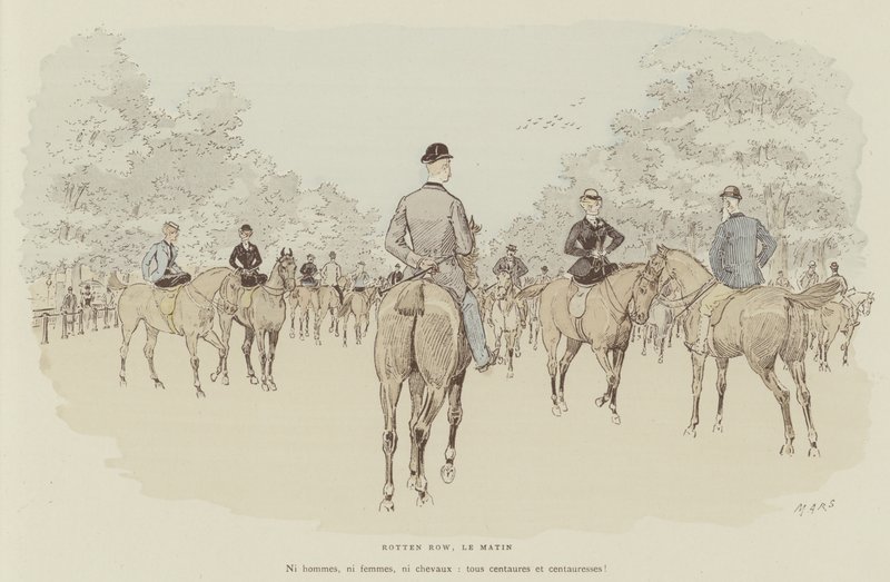 Illustrazione per La Vie De Londres di Mars da Maurice Charles Mathieu Bonvoisin