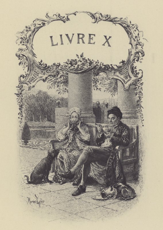Illustrazione per il Libro X di Les Confessions di Jean-Jacques Rousseau da Maurice Leloir