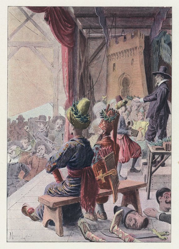 Illustrazione per Gil Blas da Maurice Leloir